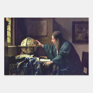 Johannes Vermeer - Der Astronom Geschenkpapier Set