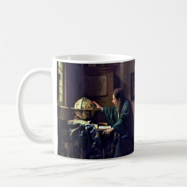 Johannes Vermeer - Der Astronom Kaffeetasse (Links)