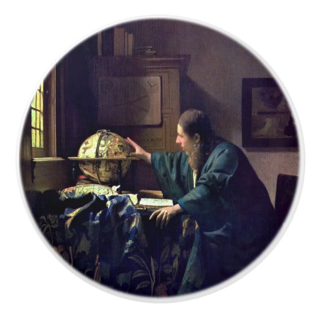 Johannes Vermeer - Der Astronom Keramikknauf (Vorderseite)