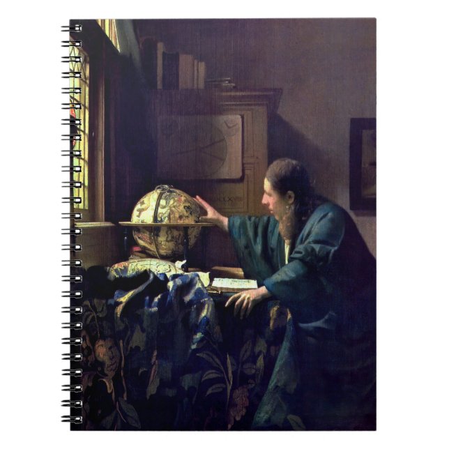 Johannes Vermeer - Der Astronom Notizblock (Vorderseite)