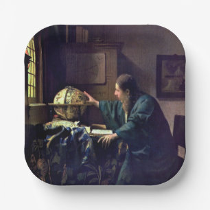 Johannes Vermeer - Der Astronom Pappteller