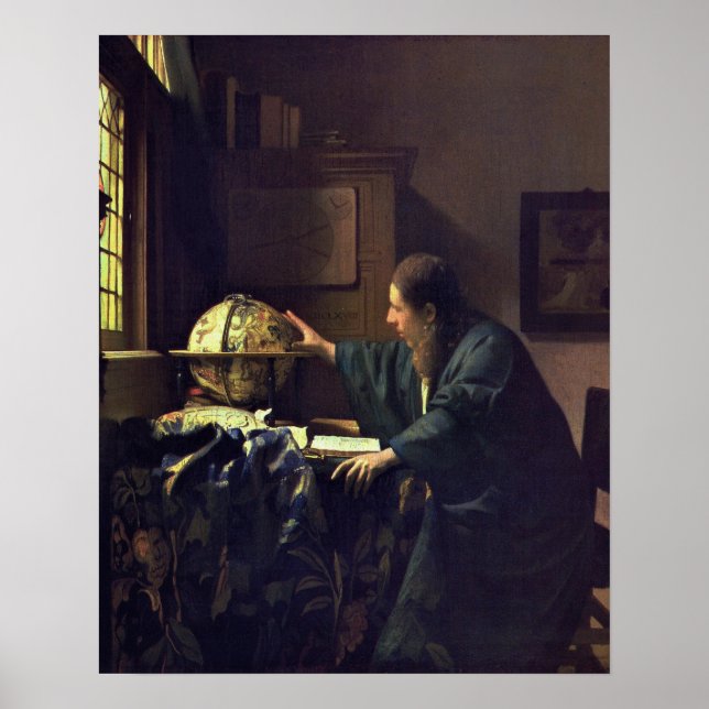 Johannes Vermeer, der Astronom Poster (Vorne)
