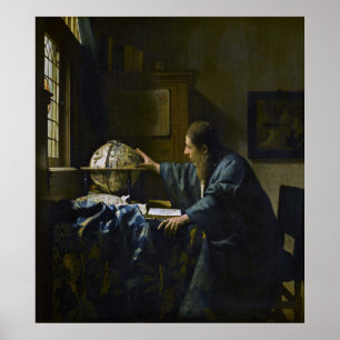 Johannes Vermeer - Der Astronom Poster