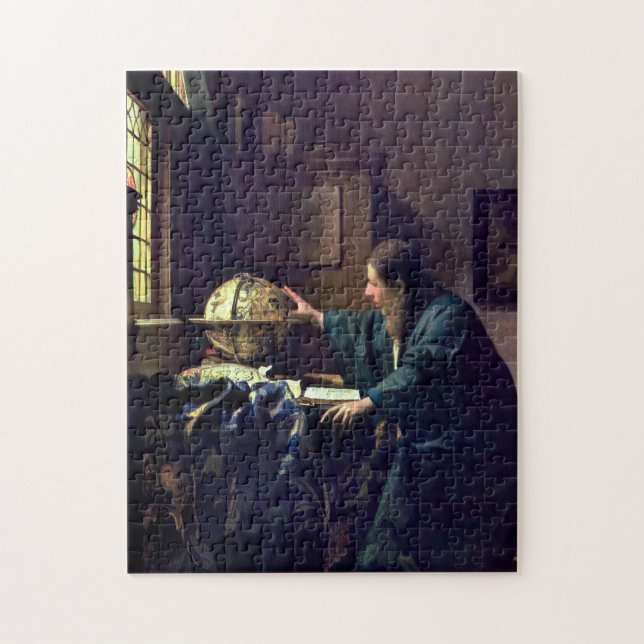 Johannes Vermeer - Der Astronom Puzzle (Vertikal)