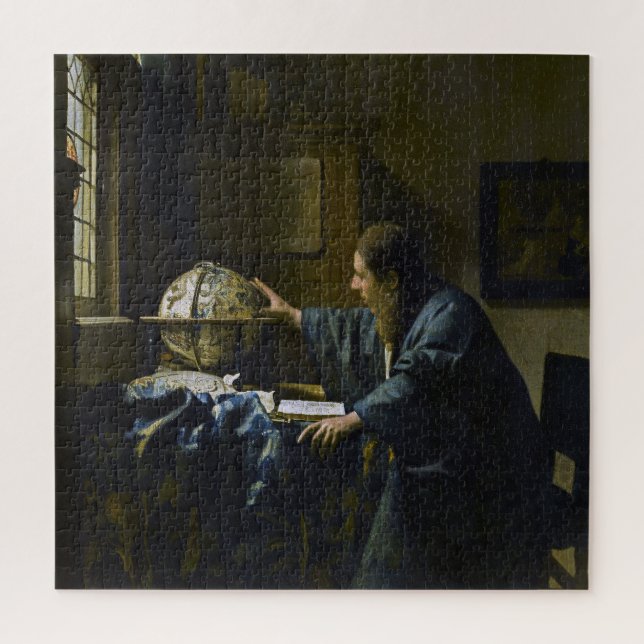 Johannes Vermeer - Der Astronom Puzzle (Vertikal)