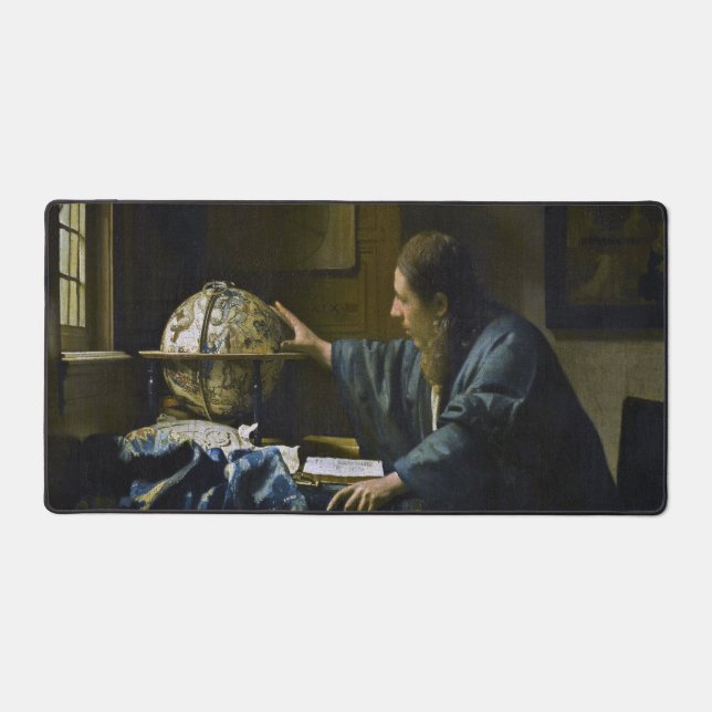 Johannes Vermeer - Der Astronom Schreibtischunterlage (Vorderseite)