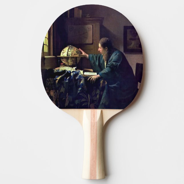Johannes Vermeer - Der Astronom Tischtennis Schläger (Vorderseite)