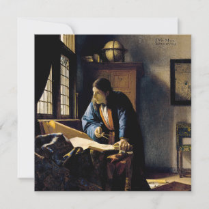 Johannes Vermeer - Der Geograf Einladung