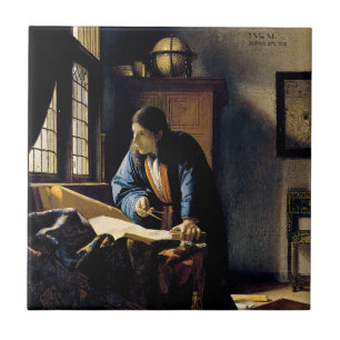 Johannes Vermeer - Der Geograf Fliese
