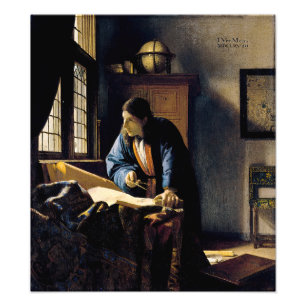 Johannes Vermeer - Der Geograf Fotodruck