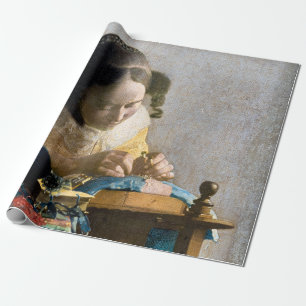 Johannes Vermeer - Der Lacemaker Geschenkpapier