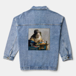 Johannes Vermeer - Der Lacemaker Jeansjacke