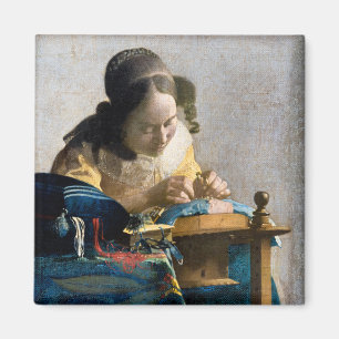 Johannes Vermeer - Der Lacemaker Magnet