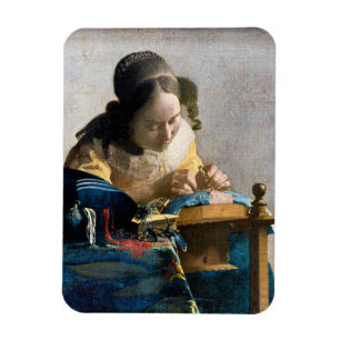 Johannes Vermeer - Der Lacemaker Magnet