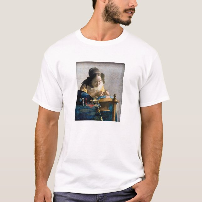 Johannes Vermeer - Der Lacemaker T-Shirt (Vorderseite)