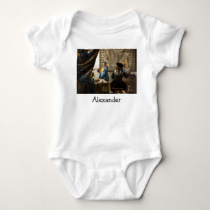 Johannes Vermeer - Die Allegorie der Malerei Baby Strampler