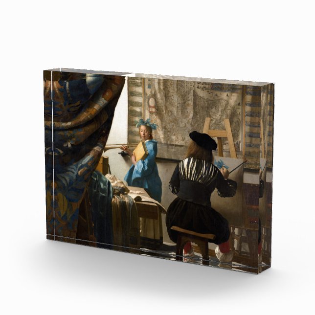 Johannes Vermeer - Die Allegorie des Malens Fotoblock (Rechts)
