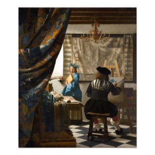 Johannes Vermeer - Die Allegorie des Malens Fotodruck
