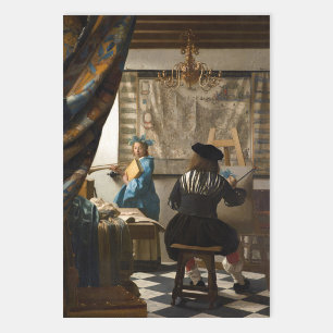 Johannes Vermeer - Die Allegorie des Malens Geschenkpapier Set