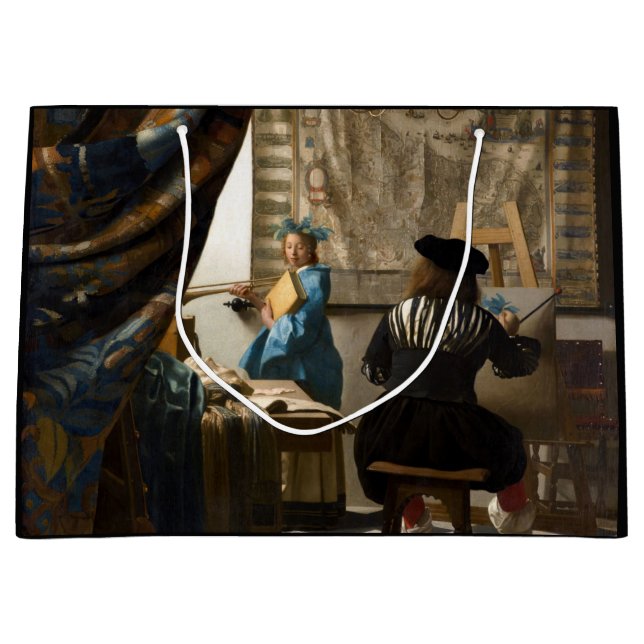 Johannes Vermeer - Die Allegorie des Malens Große Geschenktüte (Vorderseite)