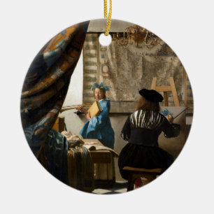 Johannes Vermeer - Die Allegorie des Malens Keramik Ornament
