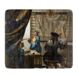 Johannes Vermeer - Die Allegorie des Malens Schneidebrett