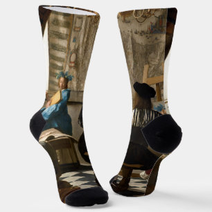 Johannes Vermeer - Die Allegorie des Malens Socken