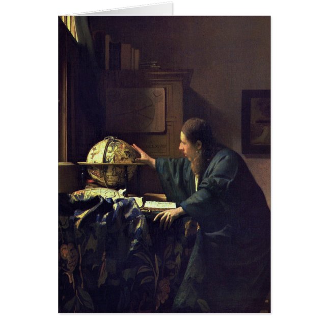 Johannes Vermeer - die Astronomen-Malerei (Vorne)