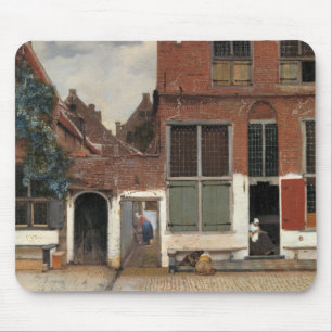 Johannes Vermeer - Die kleine Straße Mousepad