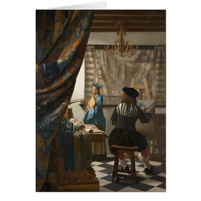 Johannes Vermeer, die Kunst des Malens (Vorne)