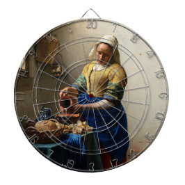 Johannes Vermeer - Die Milchmädchen Dartscheibe