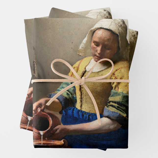 Johannes Vermeer - Die Milchmädchen Geschenkpapier Set (Beispiel)