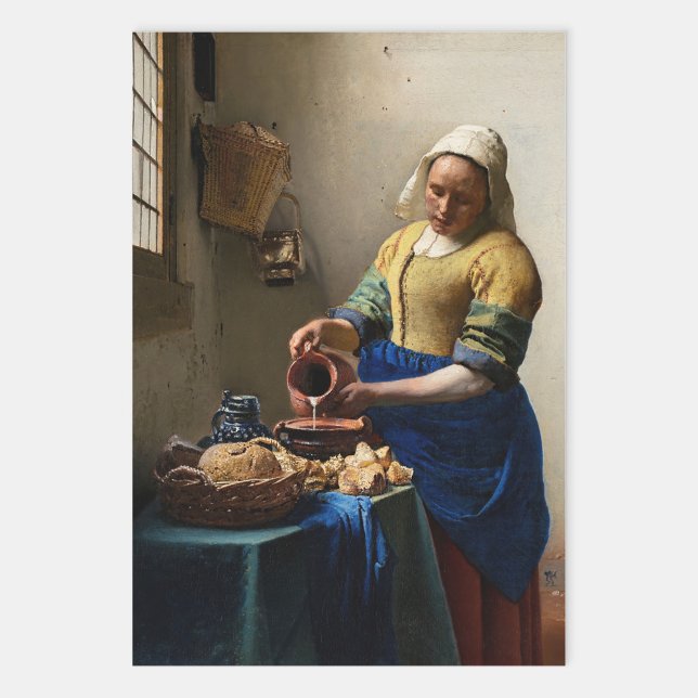 Johannes Vermeer - Die Milchmädchen Geschenkpapier Set (Von Creator hochgeladen)