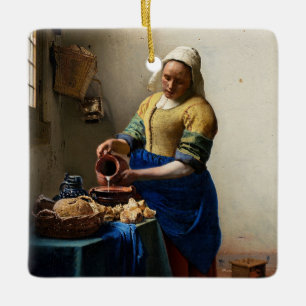 Johannes Vermeer - Die Milchmädchen Keramikornament