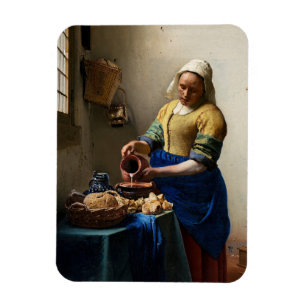 Johannes Vermeer - Die Milchmädchen Magnet
