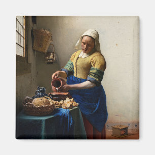 Johannes Vermeer - Die Milchmädchen Magnet