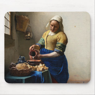 Johannes Vermeer - Die Milchmädchen Mousepad