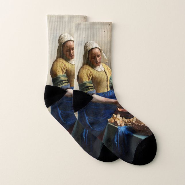 Johannes Vermeer - Die Milchmädchen Socken (Paar)