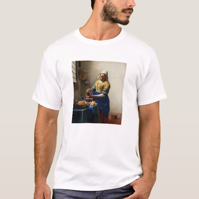 Johannes Vermeer - Die Milchmädchen T-Shirt (Vorderseite)