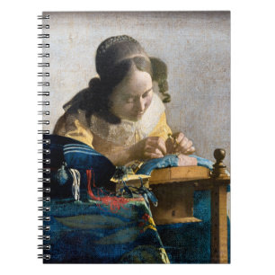 Johannes Vermeer - Die Spitzenklöpplerin Notizblock