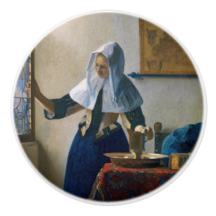 Johannes Vermeer - Frau mit Wasserpitcher Keramikknauf