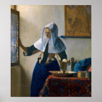 Johannes Vermeer - Frau mit Wasserpitcher