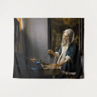 Johannes Vermeer - Frauen, die ein Gleichgewicht h