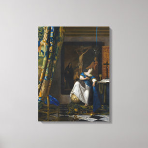 Johannes Vermeer - Glaubensvorstellung Leinwanddruck