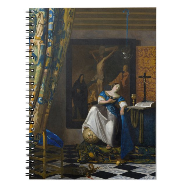 Johannes Vermeer - Glaubensvorstellung Notizblock (Vorderseite)