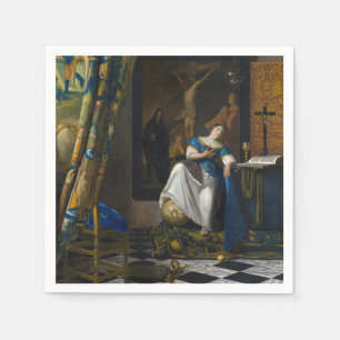 Johannes Vermeer - Glaubensvorstellung Serviette