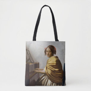 Johannes Vermeer - Junge Frau sitzt bei Virginal