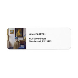 Johannes Vermeer - Lady Stehend bei einer Jungfrau