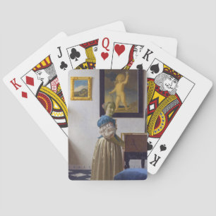 Johannes Vermeer - Lady Stehend bei einer Jungfrau Spielkarten