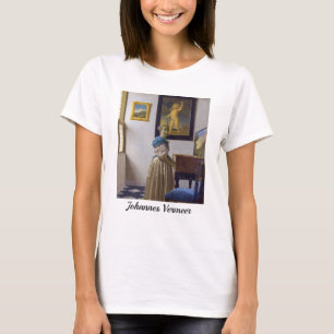 Johannes Vermeer - Lady Stehend bei einer Jungfrau T-Shirt
